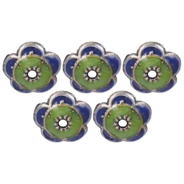 20 st Armbandsberlocker Blomma Torus Form Handgjorda Smycken Halsband DIY Tillbehör