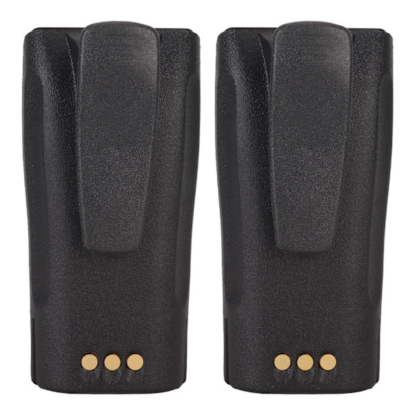 2 kpl Walkie Talkie Li-ion-akkua 2600mAh 7.4V 2-suuntainen radioakku vyökiinnityksellä Motorola CP040 CP150 CP200 CP380