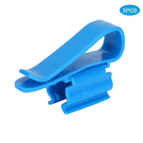 5 st/set Aquarium Fish Tank Vattenrör Fixeringsklämma Vattenbyte Verktygshållare Clamp Blue