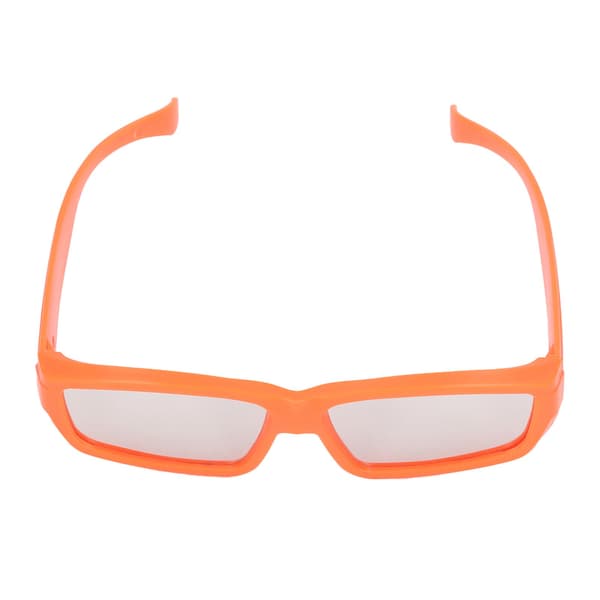 5-pack Solar Eclipse Glasses Professional Safe Plastic Glasses for Direct Sun Viewing for Teens Adults Orange