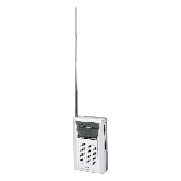 Bärbar AM FM-transistorradio 5W högtalare Batteridriven fickradio för rese-nödhem