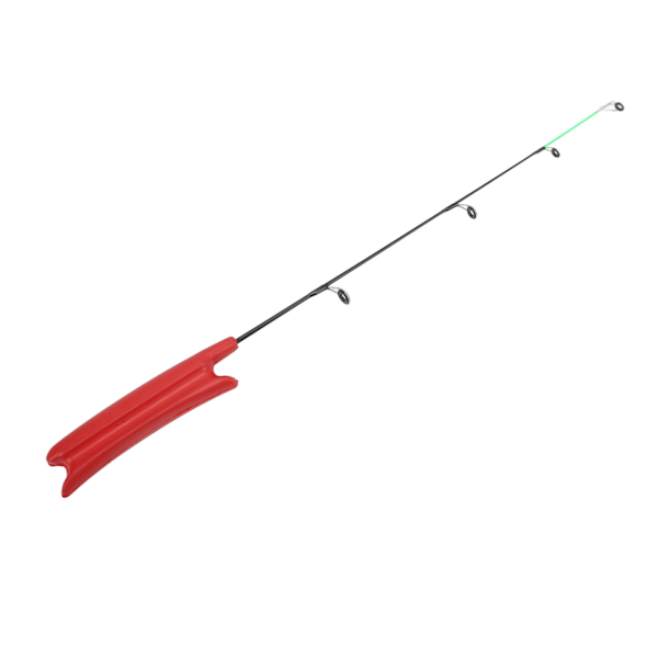 Ultrakort isfiskespind i glasfiber Solid spind Let vinterfiskespind til ferskvandsaltvand