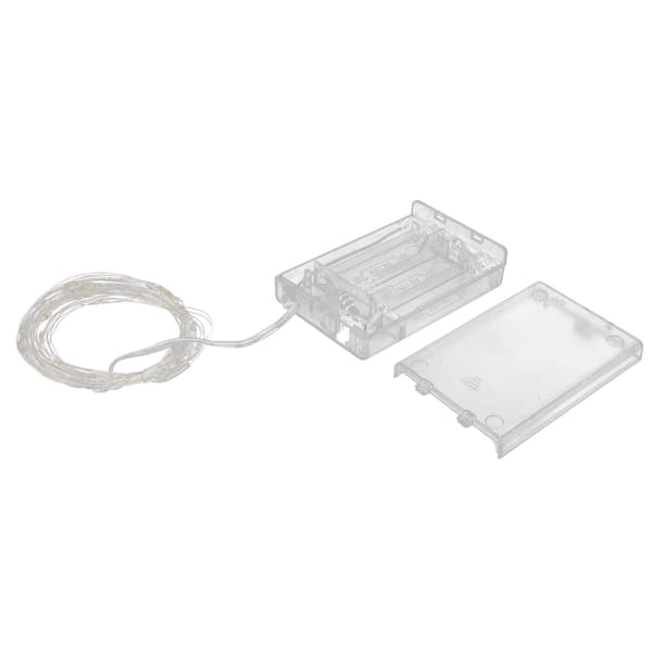 Foto Clip Light String Clip String Lamp Dekorationsljus med 200 lysdioder 60 transparenta klämmor