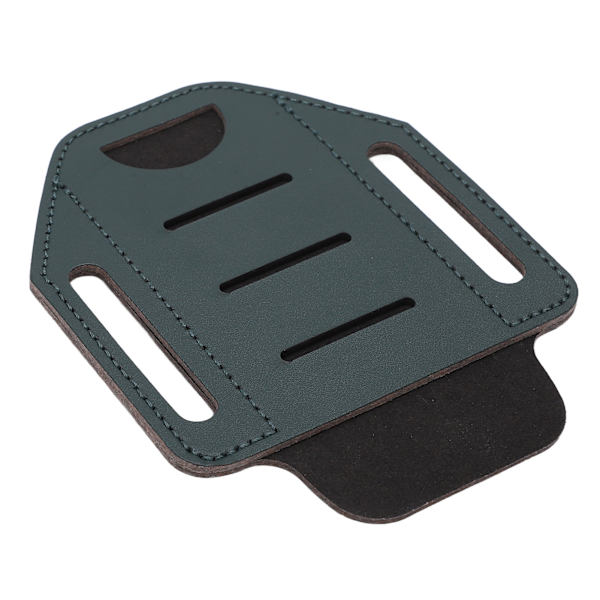Læder Multitool Sked EDC Single Pocket Organizer Holder til Bælte Lommelygte CampingGreen