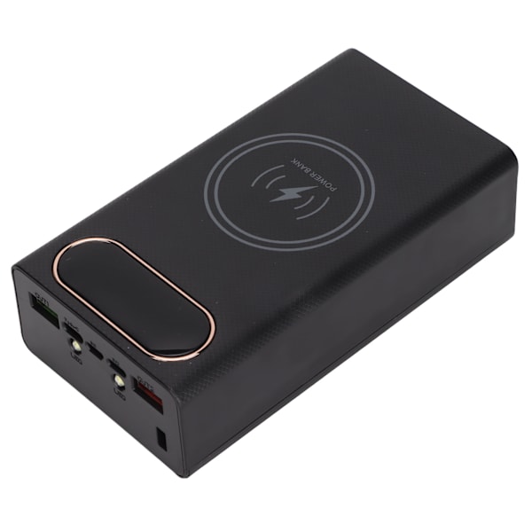 L12 Nopea Lataus Edition DIY Power Bank Kit 12 18650 Akkulokero 22,5W Johdollinen 15W Langaton Musta