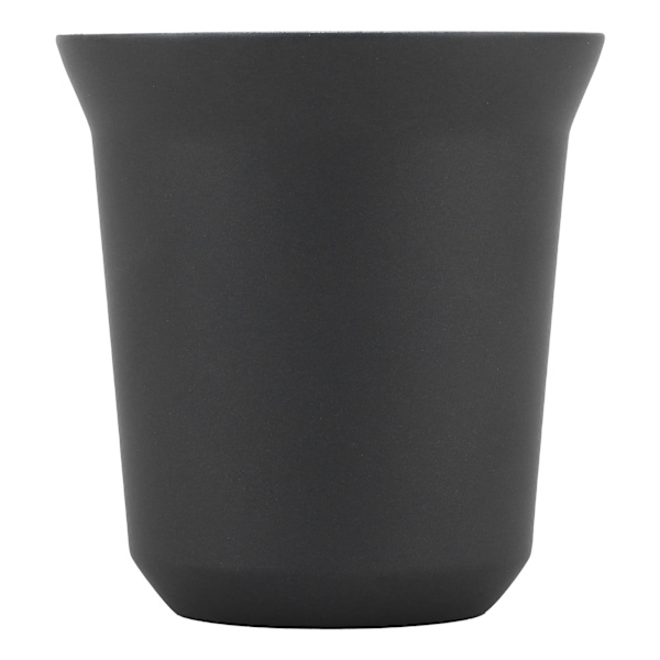 Kaksinkertainen kahvimuki 304 ruostumattomasta teräksestä eristys Kapselikuppi keittiötarvikkeille Matt Musta 160ml