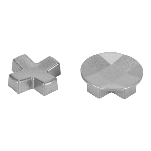 Handkontroll D-kuddar, byte av riktningsknapp metall facetterad standard D-pad för Xbox One Elite Series 2 Silver
