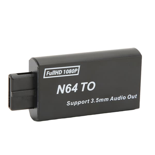 Kompatibel med N64 til HD Multimedia Interface Converter 1080p Understøtter PAL NTSC videospilsadapter med 3,5 mm interface