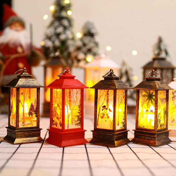 Jouluvalon liekkilamppu kynttilänjalka lämmin valkoinen valo, valkoinen enkeli malli (pieni)