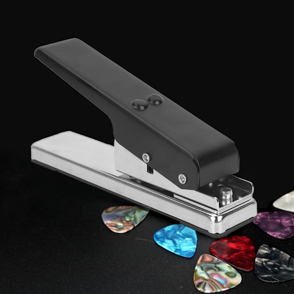 Gitarr bas Plectrum Pick Punch Metal Maker med 2 formar DIY Tool Tillbehör