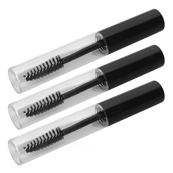 3st Tom Mascara Tube Ögonfransstav Hemmakeup DIY Ögonfranstillväxt Serumbehållare med trattplugg