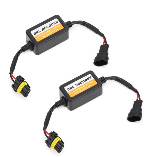 Universal varsellysdekoder feilfri 9006 LED-lamper Anti-flimmer 9‑32V