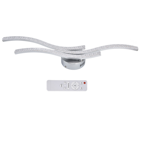 Innovativ taklampe med LED-fjernkontroll, dimmbar taklampe for soverom, stue AC85‑265V