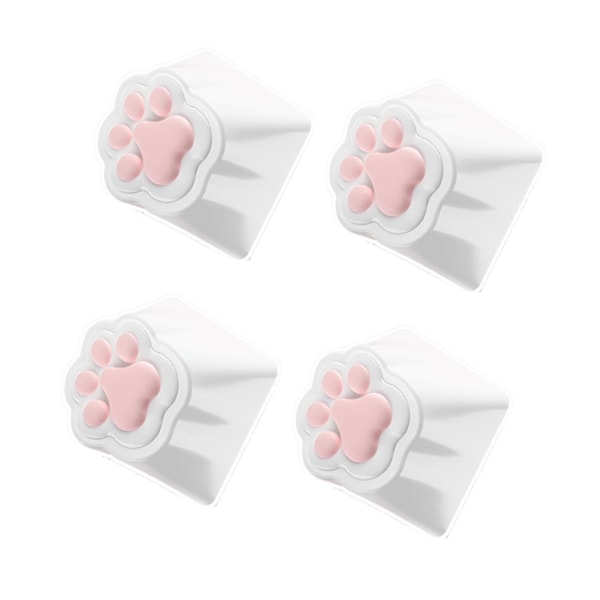 4 stk Cat Claw Keycap Myk silikon Ergonomisk design Universal Custom Gaming Keycaps Mekaniske Keycaps