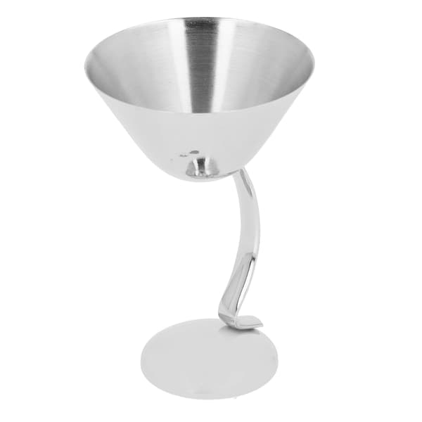150 ml rustfrit stål Martini Cocktail Glas Kobberbelagt Metal Vinglas Bar Tilbehør Rustfrit stål Farve