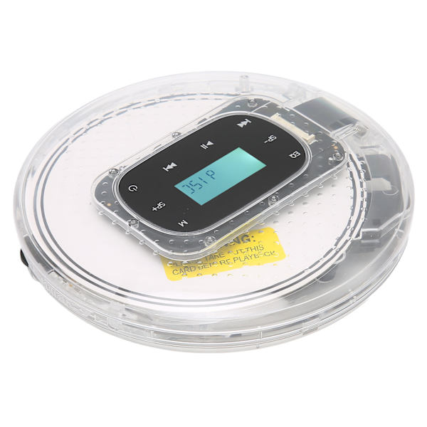 Bärbar CD-spelare Multifunktions USB C Laddningsbar CD-spelare för bil med hörlurar för Home Travel Car