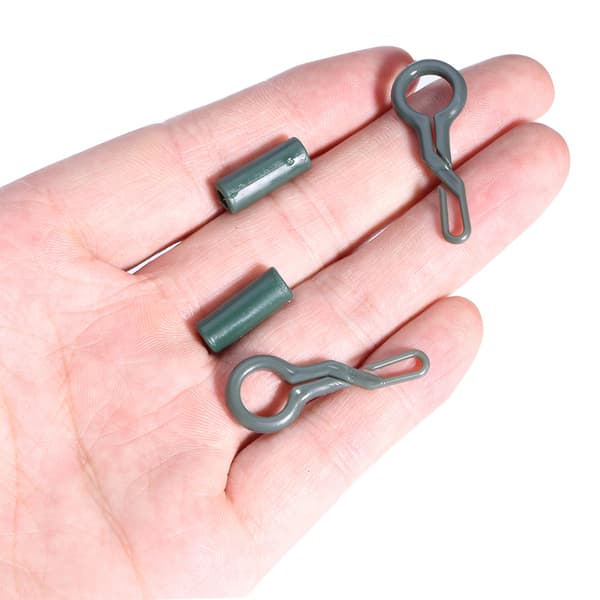 【NX】10 sæt holdbare blyclips og låserør Tilbehør Kompatibel med karpefisketerminal