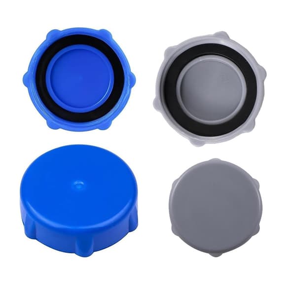 2-pack Bestway P6H1158 dräneringsventilslock, poolskydd, reservdelar för ovanmarkspool P6H1158ASS16 blue
