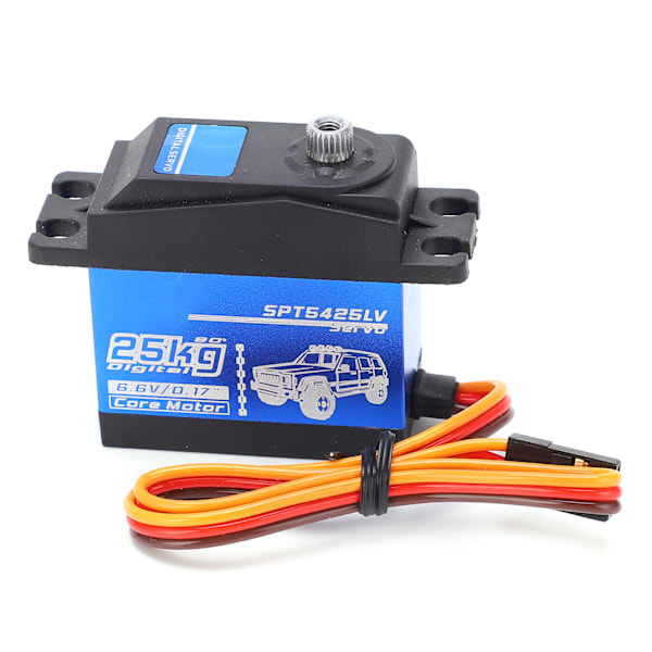SPT5425LV 25KG Suuri vääntömomentti Digitaalinen metallivaihteinen servo 1:8 1:10 RC-auton varaosatarvikkeille