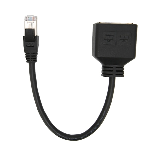 RJ45 Ethernet-sovitin kaapeli jatko 1-2 porttia Erinomainen liitäntäsiirto Splitter-sovitin CAT7-verkolle