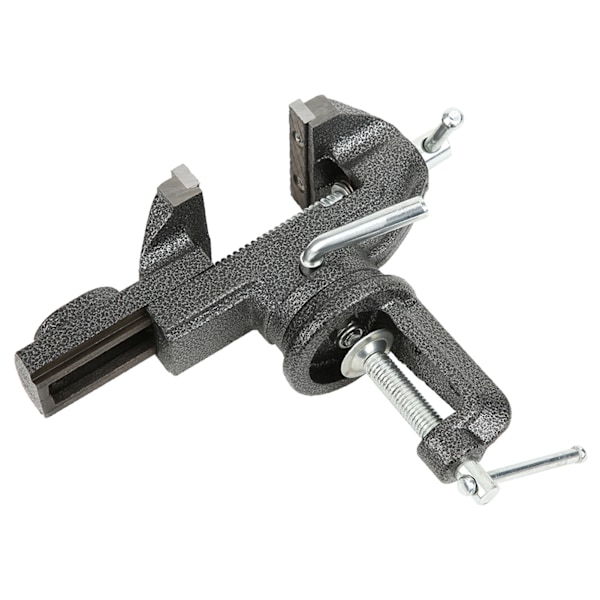Bordsskruvstykke 80 mm 360 graders arbejdsbord Miniatyrklemme Støbejern Værktøjsudstyr