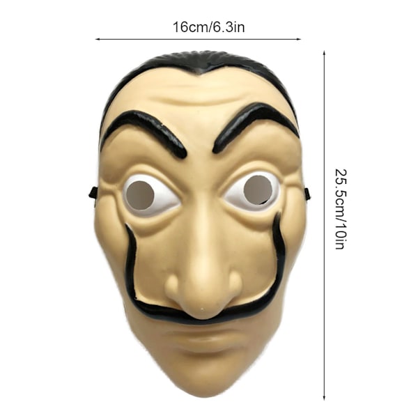 The Paper House Maske Cosplay Film Maske Andas Realistisk Festmaske