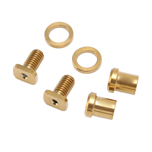 RISK 6 stk/boks Titanium Alloy Bolt Kit for Shimano Sykkel Oppgraderingsdeler Gull (6 stk/boks)