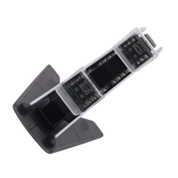 PS5-ohjaimen latausasema Langaton ohjainlatausasema kahdella portilla Ambient Light White