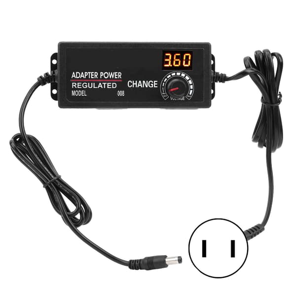 3-24v3a justerbar reguleret adapter 72W DC-strømregulatoradapter AC110~240V US-stik
