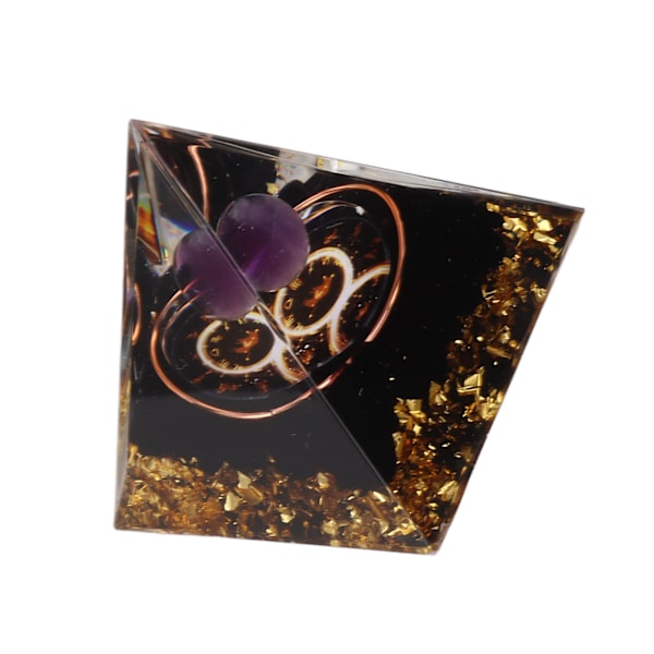 5 cm Orgonitpyramid för positiv energiläkning Kristallpyramidmeditation Orgonitpyramider Chakra Zodiac Energy Generator Oxen