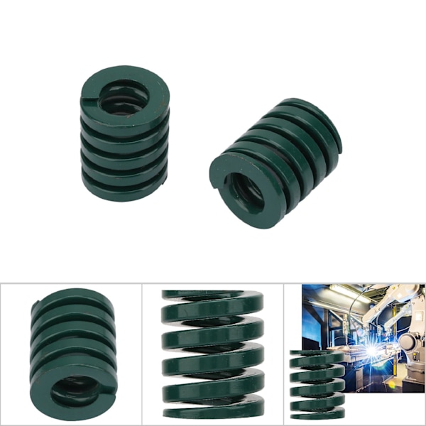 2 st OD 25 mm ID 12,5 mm Heavy Load Form Spring Green (TH25*60mm)