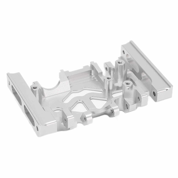 Girkassebase, Medium Mount Chassis Skid Plate, Aluminiumlegering for TRAXXAS TRX4 1/10 RC Crawler