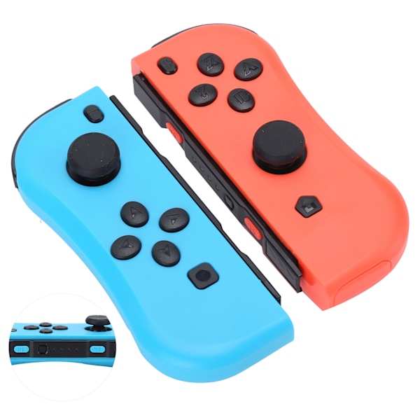 Til Joycon Game Console Trådløs Bluetooth Gamepad Højre Venstre (Rød Blå)