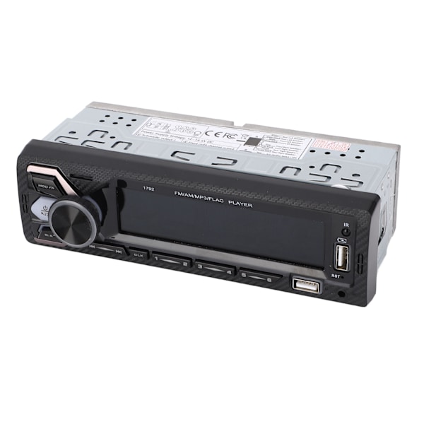 Bil MP3-radioafspiller Dobbelt Bluetooth-forbindelse 7 farvede lys Smart Voice Helper USB-opladning Bilstereo Receiver til bil