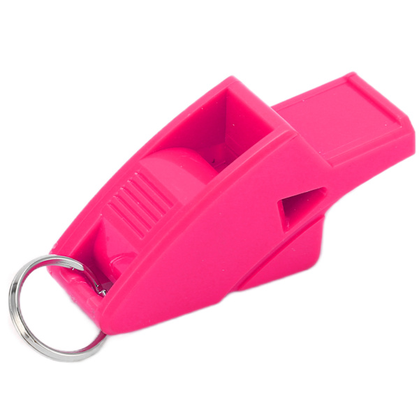 Referee Dolphin Whistle Robust Hållbar Rounding Crisp Portable Sound Whistle för tävlingarRose Red