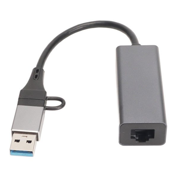 Type-C RJ45 -sovitin 10 100 1000 Mbps Itseohjautuva USB 3.0 2.0 Tukee USB C - Ethernet -sovitinta kannettavalle tietokoneelle tablet-laitteelle