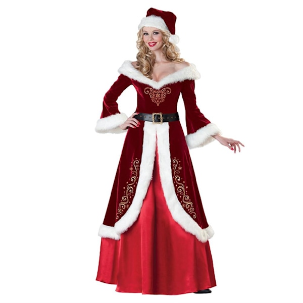 Juldräkt Kul Söt jultomtekläder Accessoar Dam L för jultemafest Cosplay