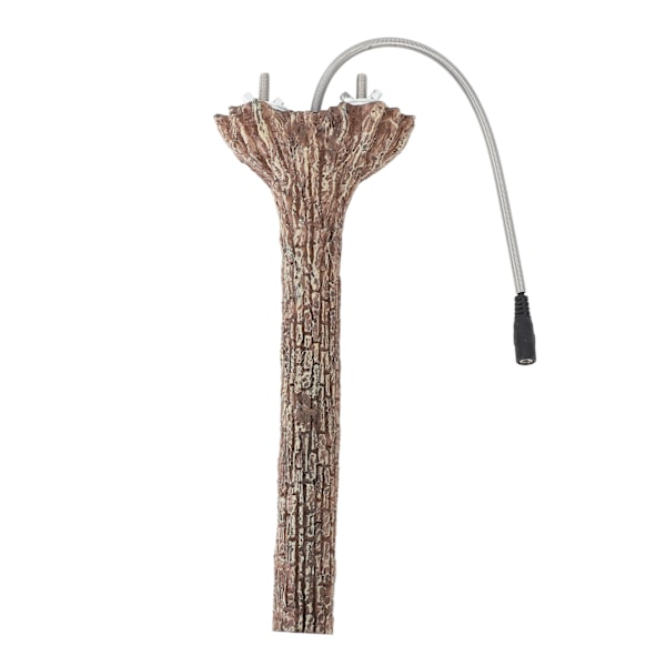 Justerbar temperatur Opvarmet fugletræ 5W termostatisk styring Opvarmet fugletræ til papegøjer Hamstere 100‑240V UK-stik