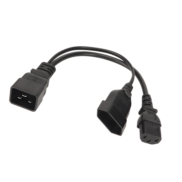 IEC320 C13 ja EU-liitäntä IEC320 C20 -virtajohto IEC320 C13 ja EU-naarasliitäntä IEC320 C20 Y-jakajavirtajohto 12,6 tuumaa