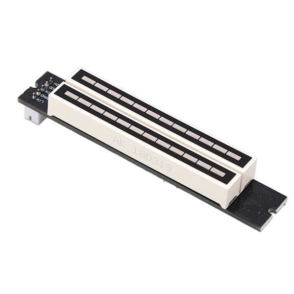 LED Musikk Audio Spektrum Modul 12 Bit Dobbel Spor 7 Grønn 2 Oransje 3 Rød Musikknivåindikator DC7‑12V