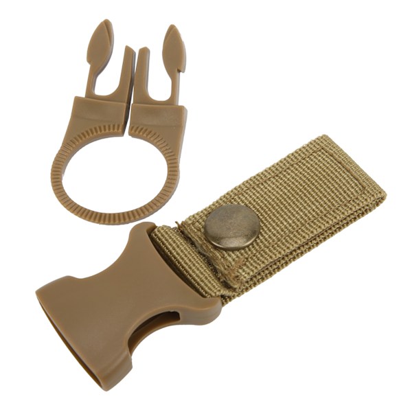 Utendørs vannflaskeholder Clip for camping Vandring Sykling Fiske Multifunksjonell BuckleMud