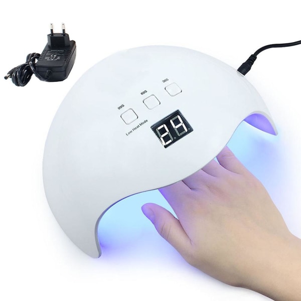 UV-kynsilamppu 48w kynsilakkakuivain sormen- ja varpaankynsigeelipohjaisille kynsilakkaille, kannettava ammattimainen salonkikynsienhoitolamppu EU Plug