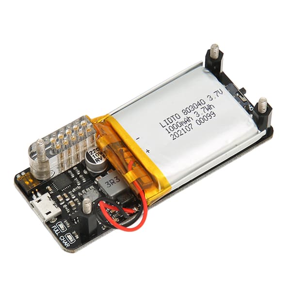 V1.2 UPS Power HAT Board 1000mAh Batteri 400mA Ladestrøm UPS Lite V1.2 UPS HAT Board Kompatibel med Raspberry Pi Zero