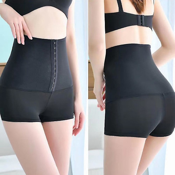 Kvinnors högmidjade slankande svettshorts XL