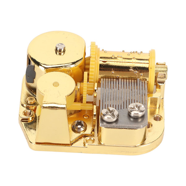 Windup Musical Movement 18 Note Pleasing Melody Alloy Enkel montering musikdosa Movement för byte av gör-det-själv-reparation