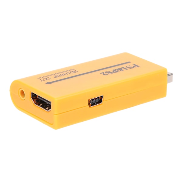 PS1/PS2 til HDMI Videokonverter Adapter Udgang Composite 7x3,5x1,5cm