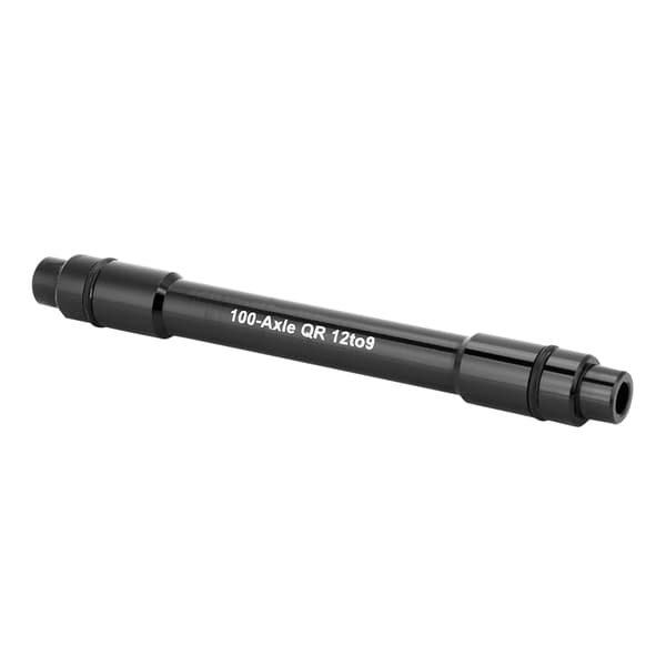 【NX】Cykel Thru Axle Nav Adapter 12mm til 9mm Quick Release Spyd Sort