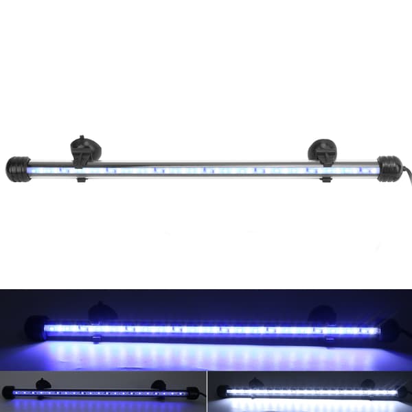 Akvarielys Vanntett akvarellbelysning med LED-lys 3 moduser Dimbar 100-240VUS-plugg 38CM
