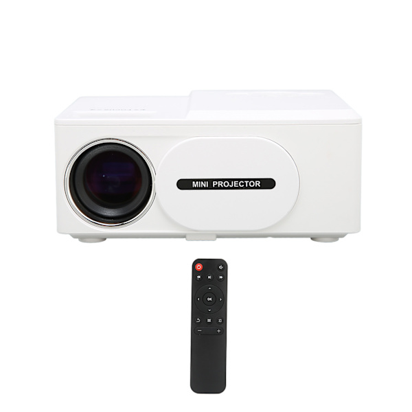 Projektor 1080P Full HD Monitoiminen Moniyhteensopiva Koti Mini Mini Multimedia Projektor 110-240VEU-liitäntä