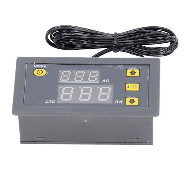 Temperaturkontrollmodul LED Digital Display ABS-hus Minitermostat 110‑220V för kylskåp